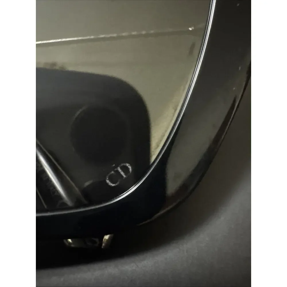 DIOR Butterfly Sunglasses MISSDIOR B5F 56mm Shiny Black Solid NWT - Picture 5 of 9